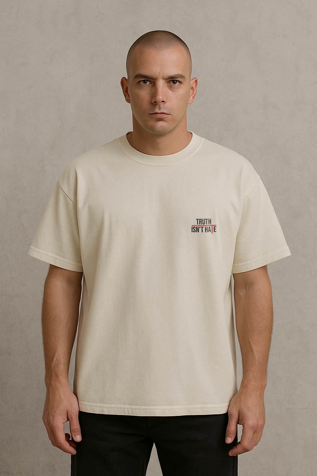 T-shirt oversize La meute et le vide.