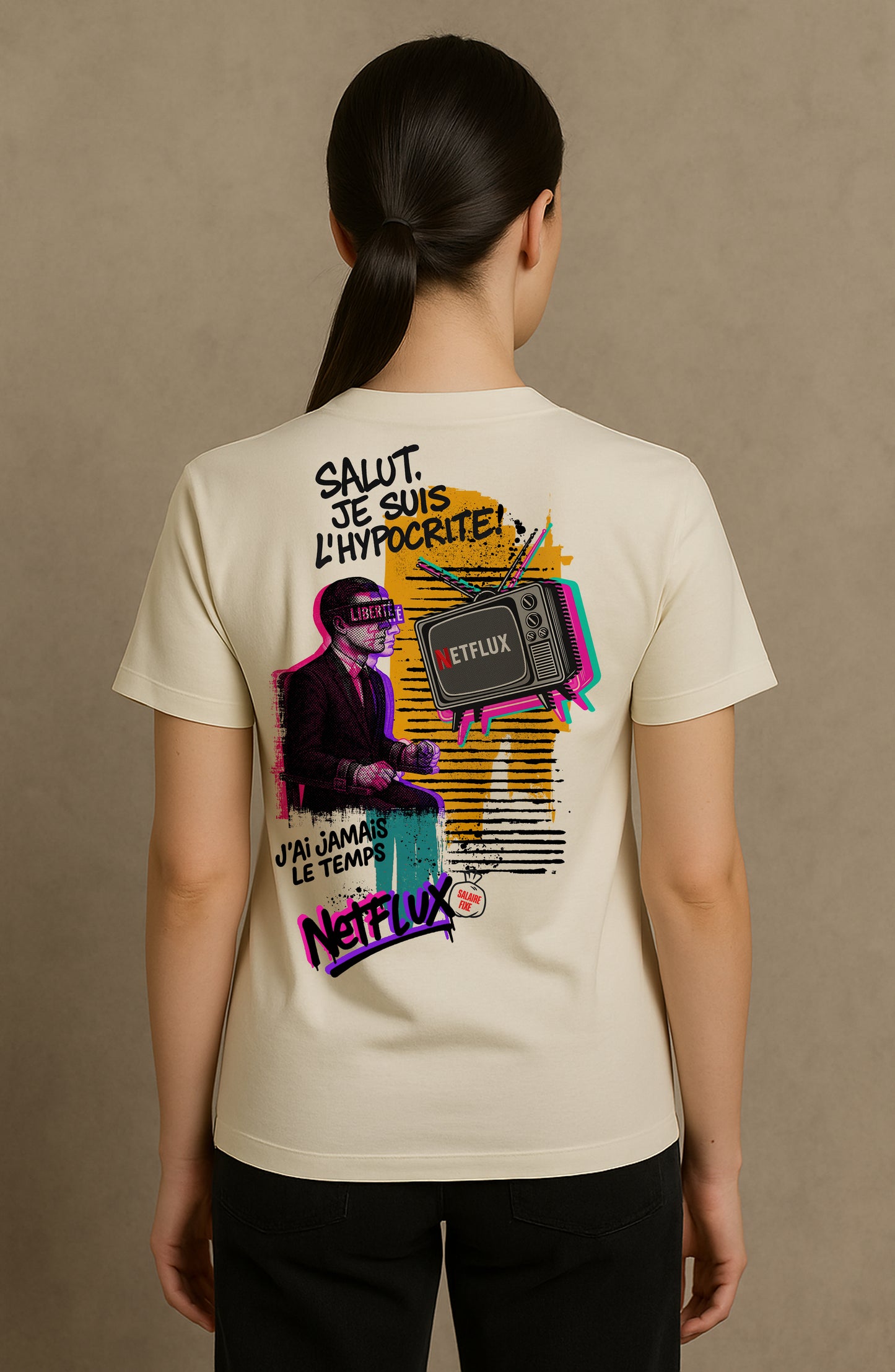 T-Shirts Ajustés Netflux & l’Hypocrite