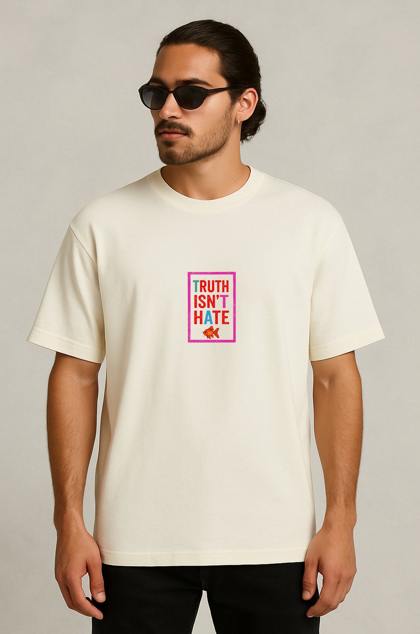 T-shirt oversize goldfish