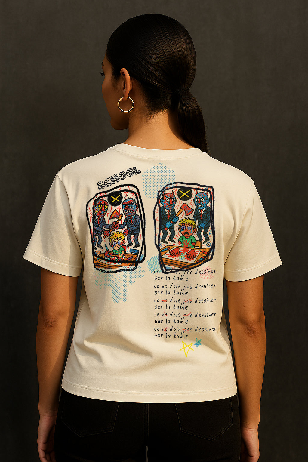 T-Shirts Ajustés School