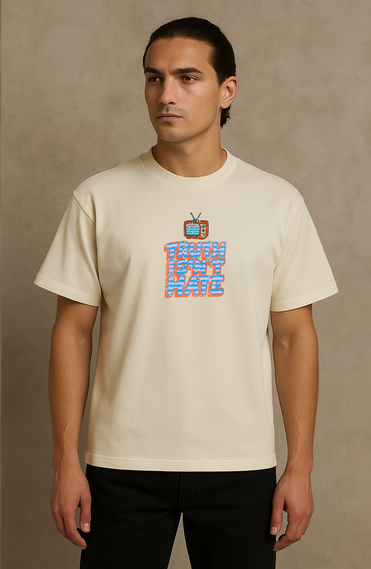 T-shirt oversize Netflux & l’Hypocrite