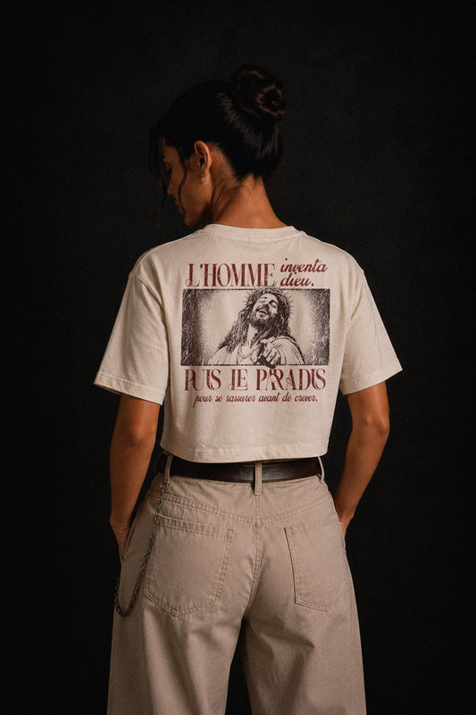 ÉDITION 12 — L'INVENTION DE DIEU - CROP TEE