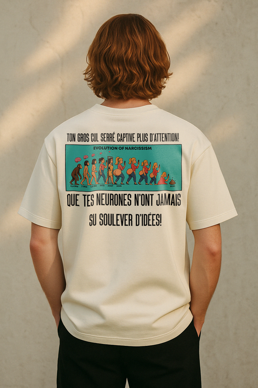 T-shirt oversize  narcissisme