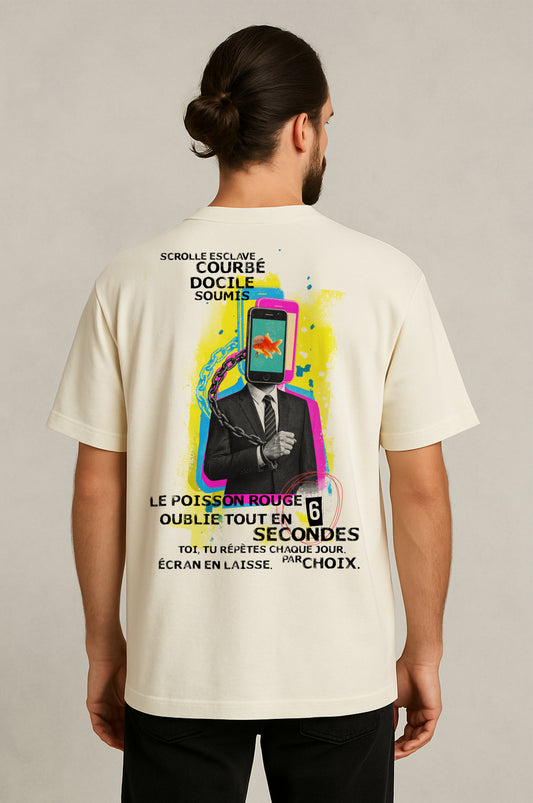 T-shirt oversize goldfish