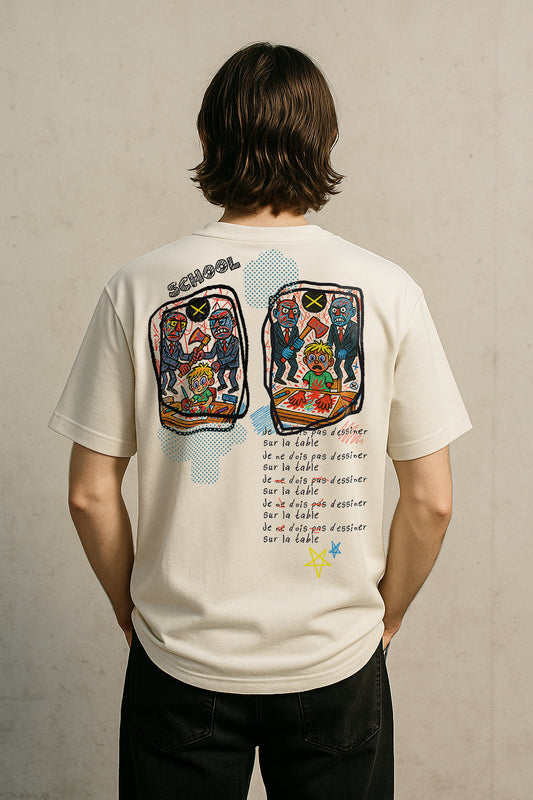 T-shirt oversize School