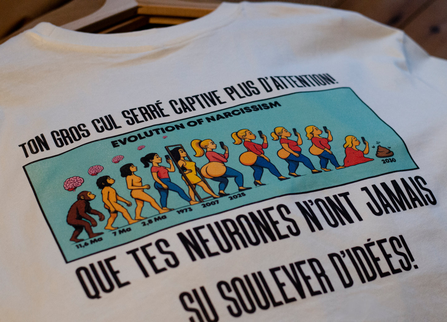T-shirt oversize  narcissisme